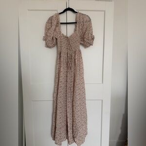 Doen Siena sunshine meadow floral dress